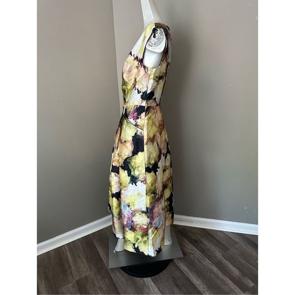 Kay Unger Perry Fit & Flare Dress US 6 $398 - Picture 8 of 11